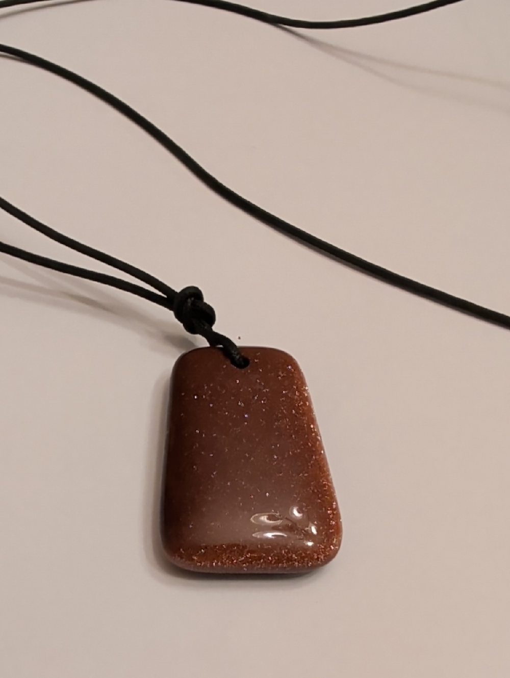 Goldstone Pendant Necklace